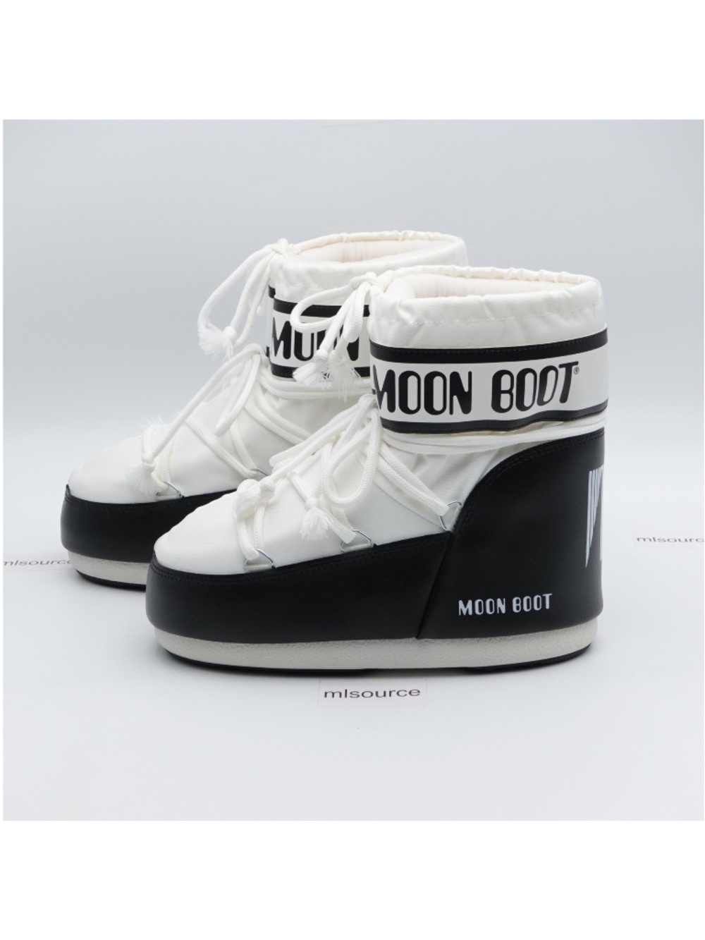 NEW Moon Boot Icon Low Nylon Winter Snow Boots Black